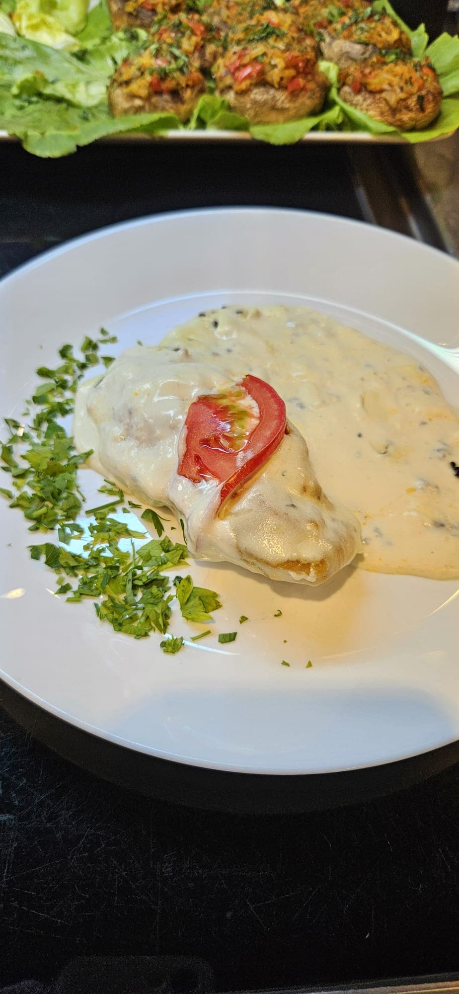 Piept de pui cu sos gorgonzola 🐔
